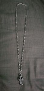 Chrome hearts mens chain and pendant